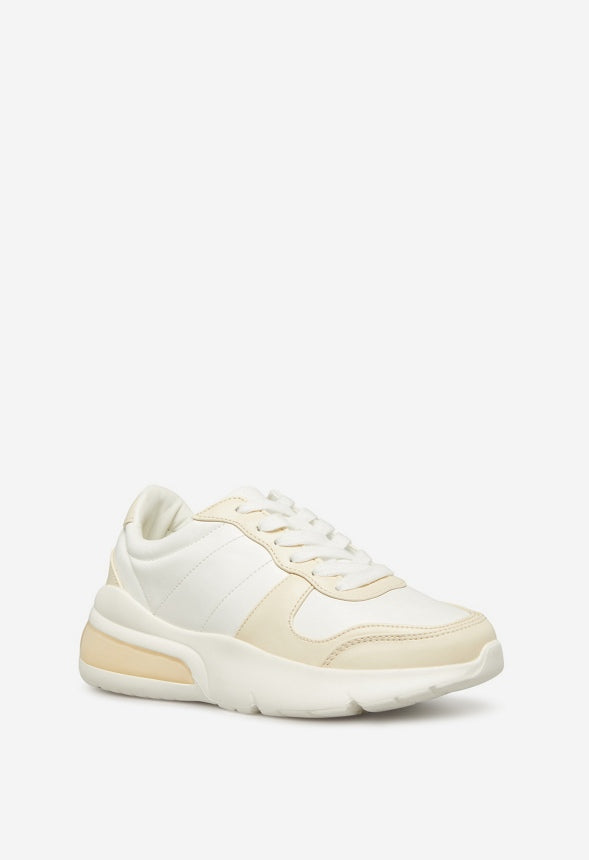 SYMONE LACE UP SNEAKER Bright White Multi