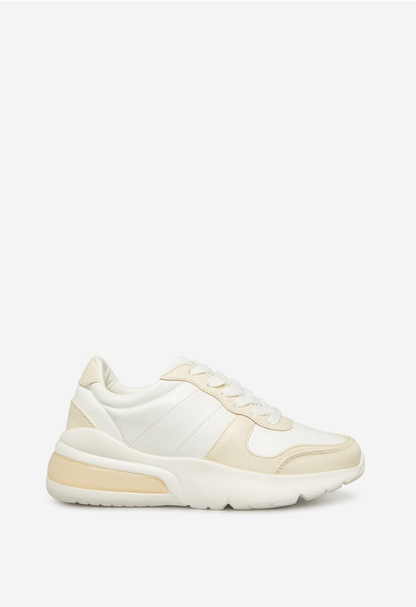 SYMONE LACE UP SNEAKER Bright White Multi