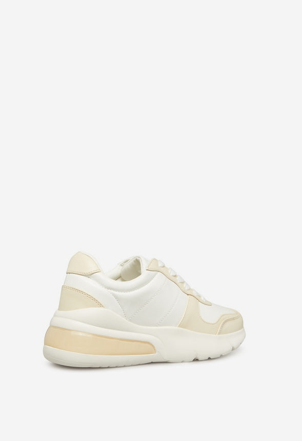 SYMONE LACE UP SNEAKER Bright White Multi