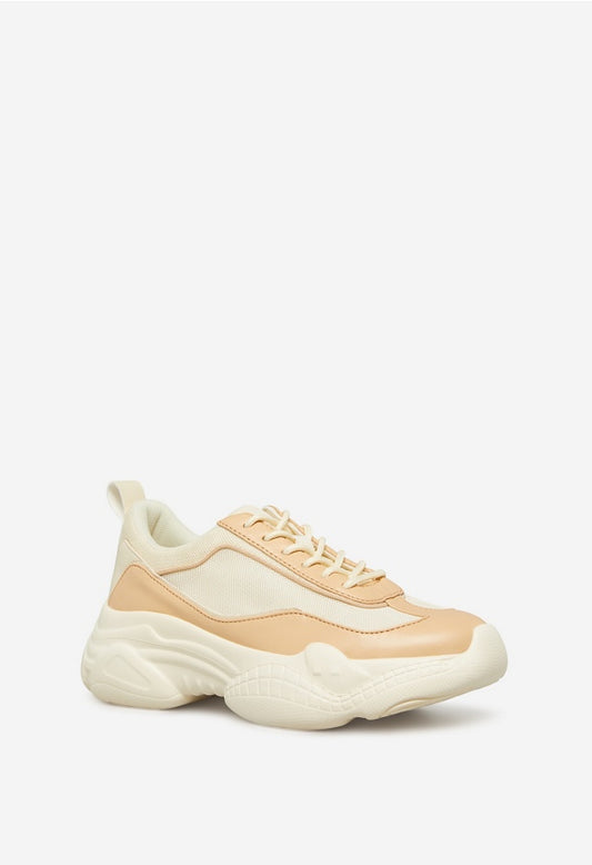 ZAYDIE CHUNKY SNEAKER Bone Multi