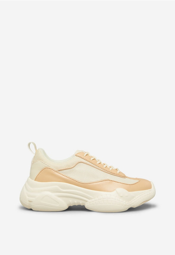ZAYDIE CHUNKY SNEAKER Bone Multi