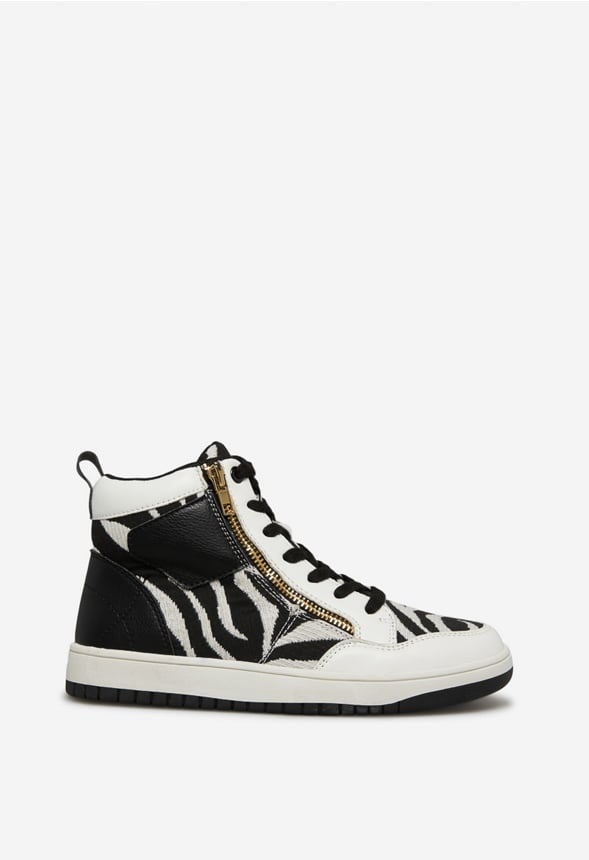 SONIQUE HIGH TOP SNEAKER Zebra Multi