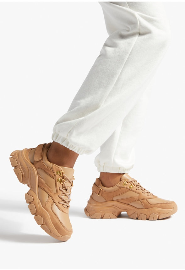 XIMENA CHUNKY SNEAKER Lt Tan
