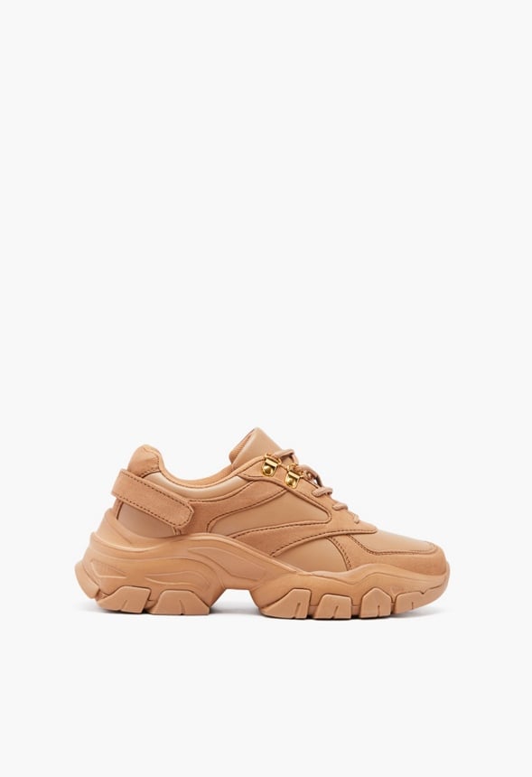 XIMENA CHUNKY SNEAKER Lt Tan