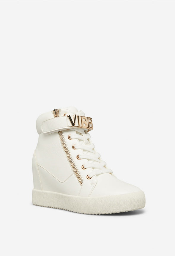 VIBES WEDGE SNEAKER Bright White