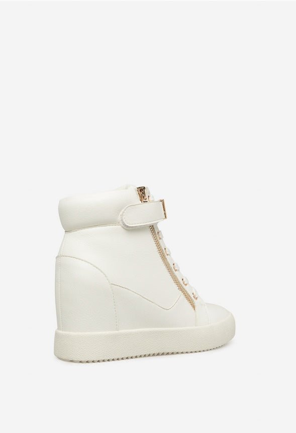VIBES WEDGE SNEAKER Bright White