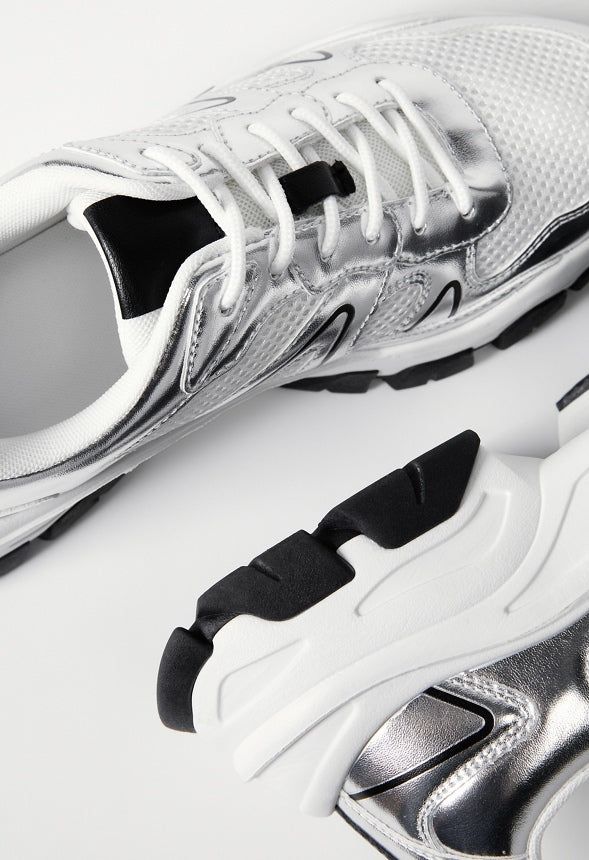 Constynce Sneaker Silver/White