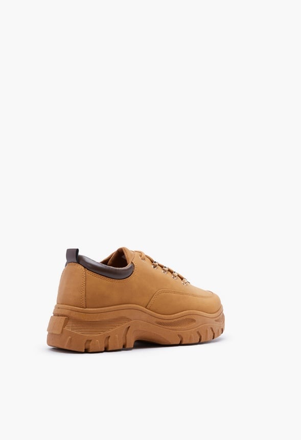 GEORGIA FLATFORM CHUNKY SNEAKER Tan