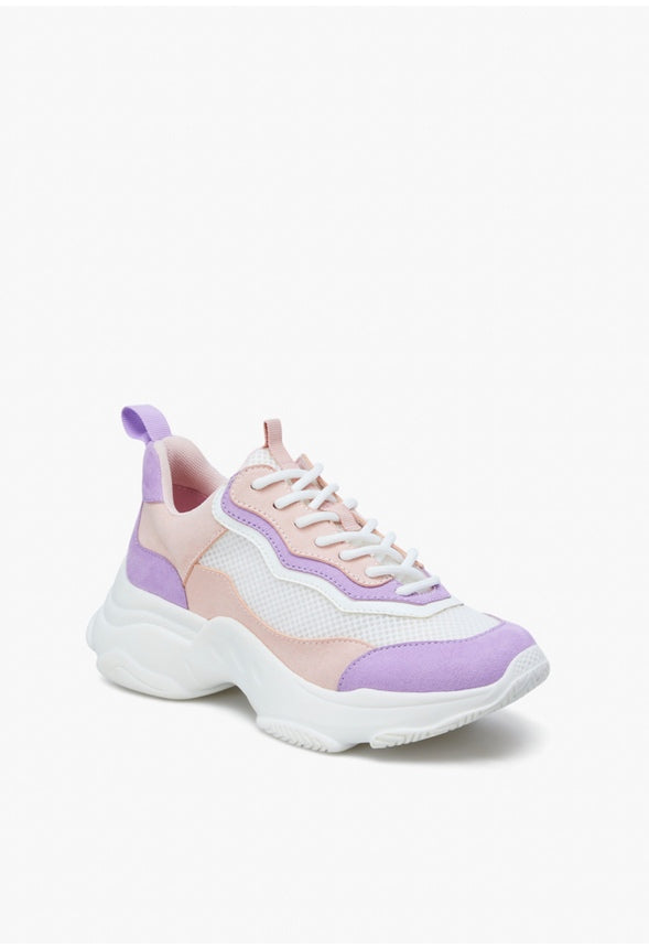 LUNA CHUNKY SNEAKER Regal Orchid/ Blush/ Bright White