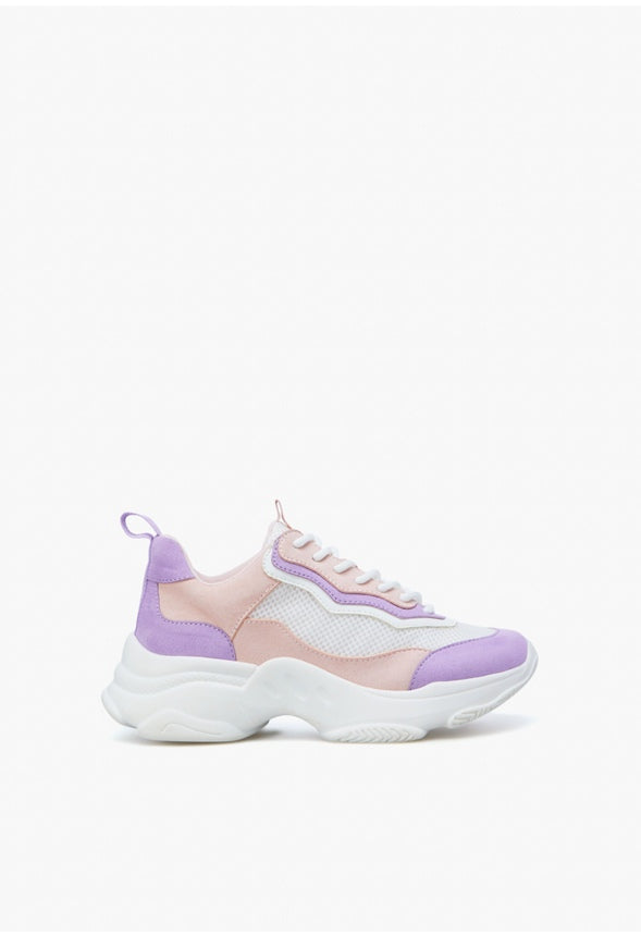 LUNA CHUNKY SNEAKER Regal Orchid/ Blush/ Bright White