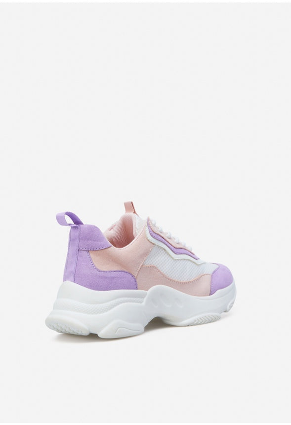 LUNA CHUNKY SNEAKER Regal Orchid/ Blush/ Bright White
