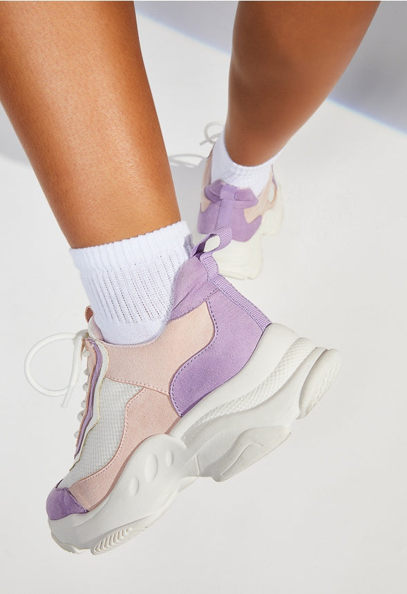 LUNA CHUNKY SNEAKER Regal Orchid/ Blush/ Bright White