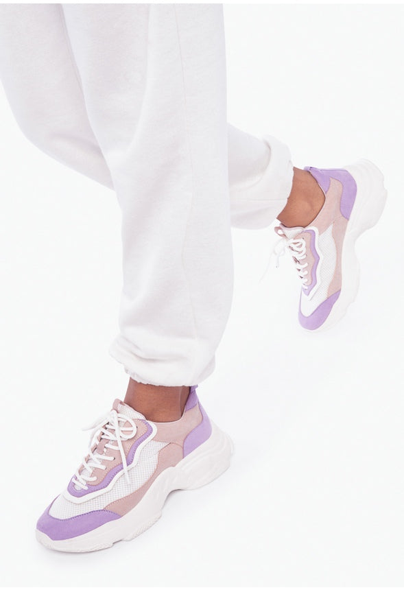 LUNA CHUNKY SNEAKER Regal Orchid/ Blush/ Bright White