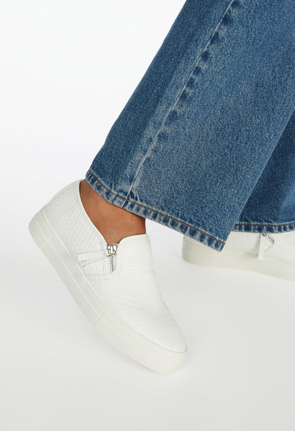 Courtney Platform Sneaker Bright White