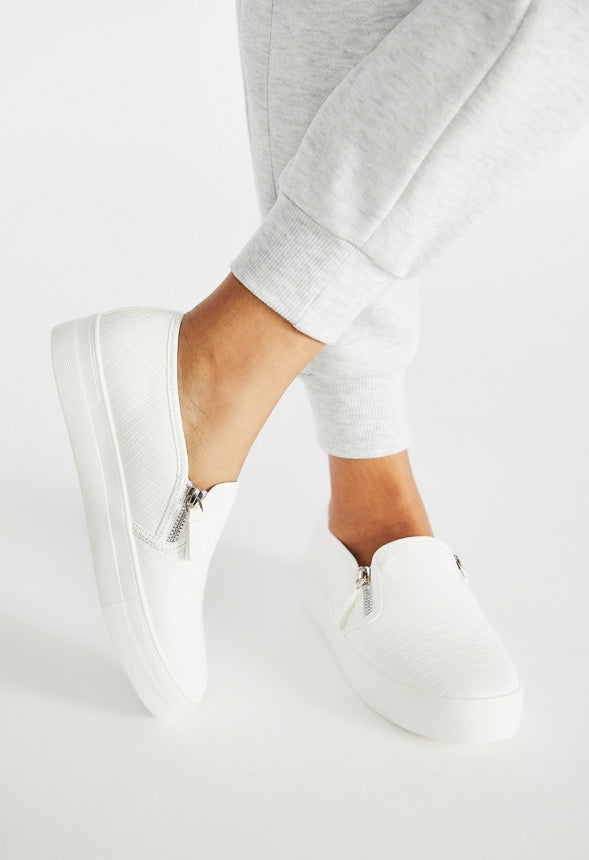 Courtney Platform Sneaker Bright White