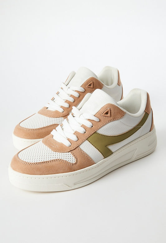 Brooklyn Court Sneaker New Nude/Bright White/Fern 