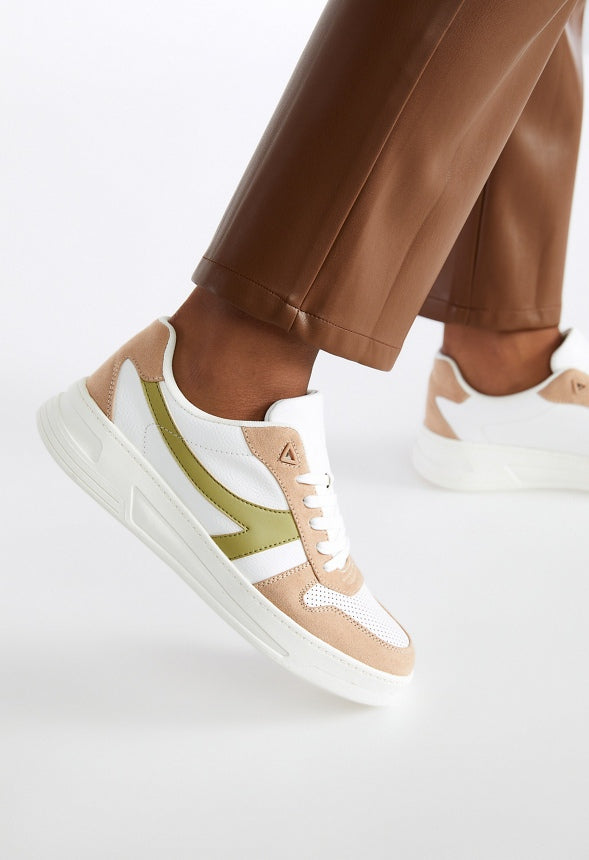 Brooklyn Court Sneaker New Nude/Bright White/Fern 
