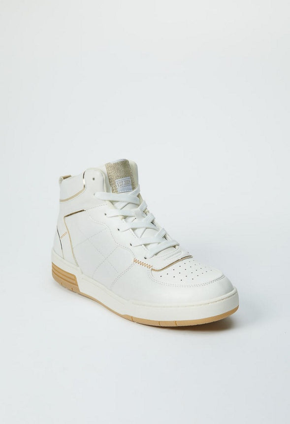 TERRA HIGH TOP SNEAKER White/Gold