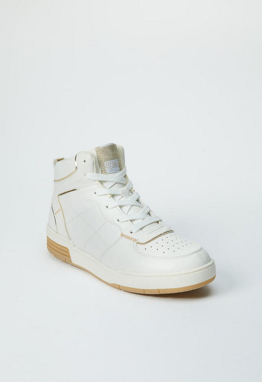 TERRA HIGH TOP SNEAKER White/Gold