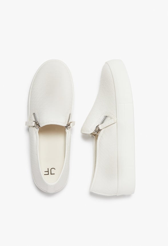 COURTNEY FLATFORM SNEAKER Bright White