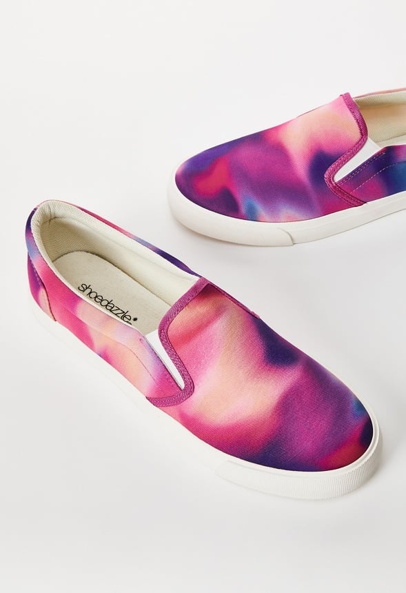 Lexy Slip-On Sneaker Watercolor Print