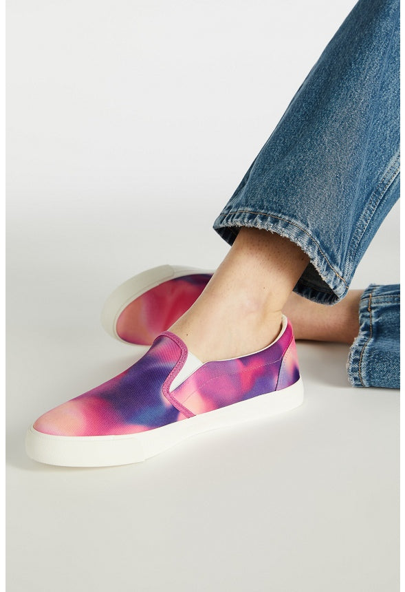 Lexy Slip-On Sneaker Watercolor Print