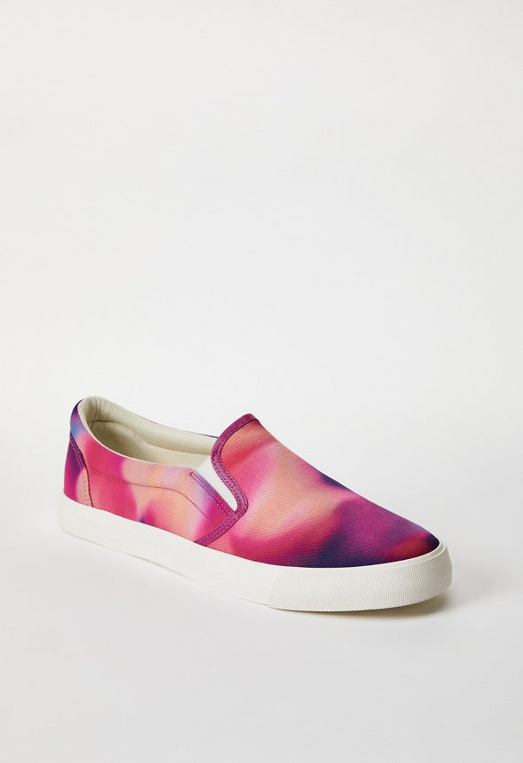 Lexy Slip-On Sneaker Watercolor Print