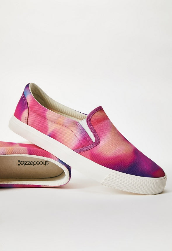 Lexy Slip-On Sneaker Watercolor Print