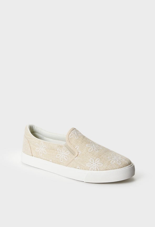 Lexy Slip-On Sneaker Natural Floral