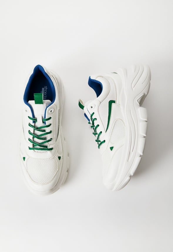 MALIA CHUNKY SNEAKER Blue/Green Combo