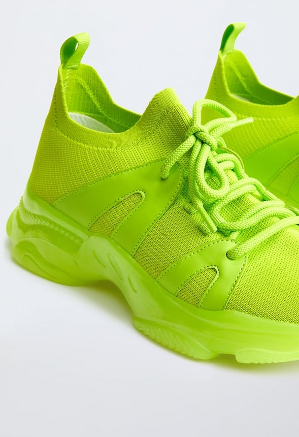 JASMYNE ATHLETIC SNEAKER Acid Lime
