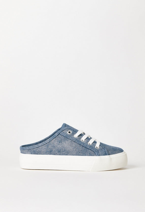 Macy Flatform Sneaker Light Denim