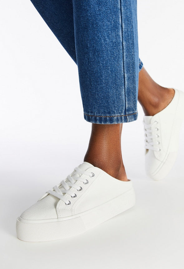 Macy Flatform Sneaker White