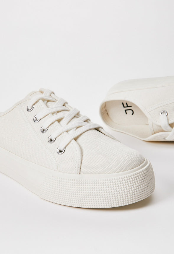 Macy Flatform Sneaker White