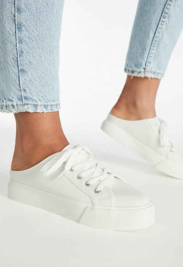 Macy Flatform Sneaker White
