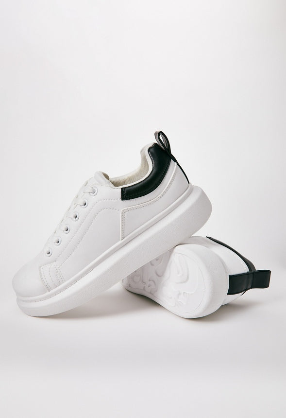 Breanne Platform Sneaker White/Black
