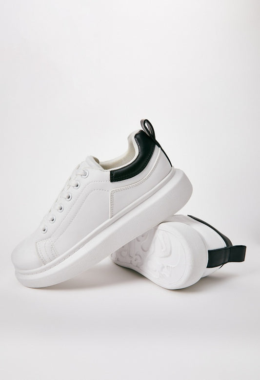 Breanne Platform Sneaker White/Black