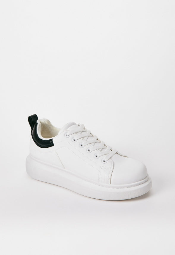Breanne Platform Sneaker White/Black