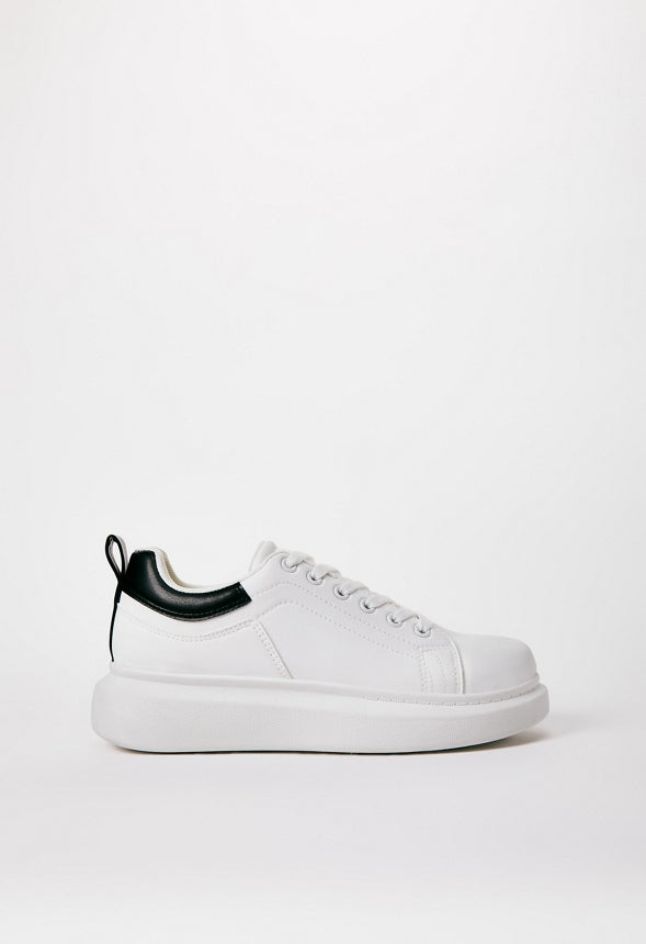 Breanne Platform Sneaker White/Black