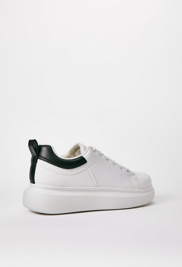 Breanne Platform Sneaker White/Black