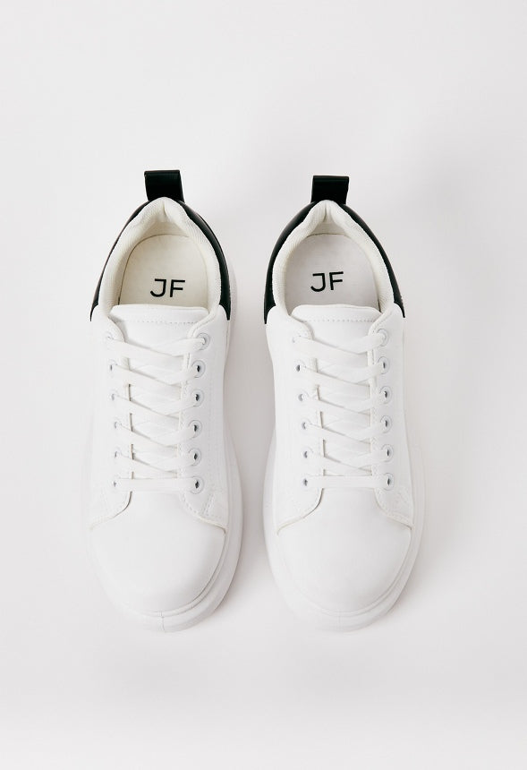 Breanne Platform Sneaker White/Black