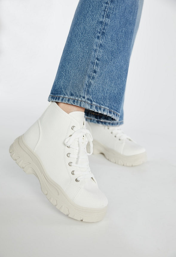 Wylla High Top Sneaker White