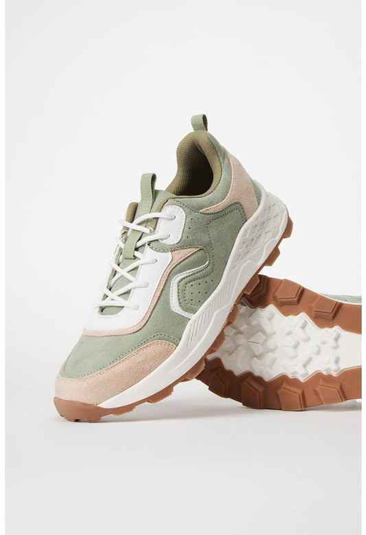 Cypress Athletic Sneaker Bright White/Seagrass/Taupe