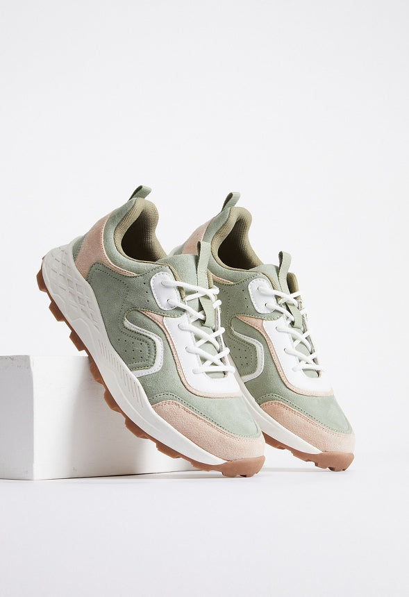 Cypress Athletic Sneaker Bright White/Seagrass/Taupe