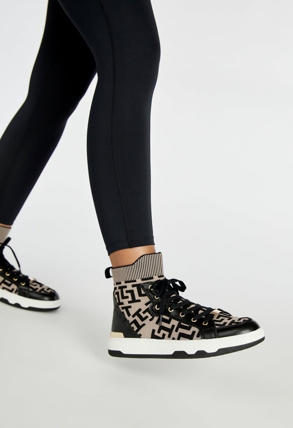 Tara High Top Sneaker Black/Portobella