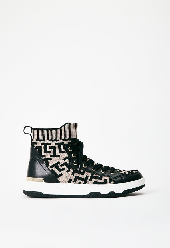 Tara High Top Sneaker Black/Portobella