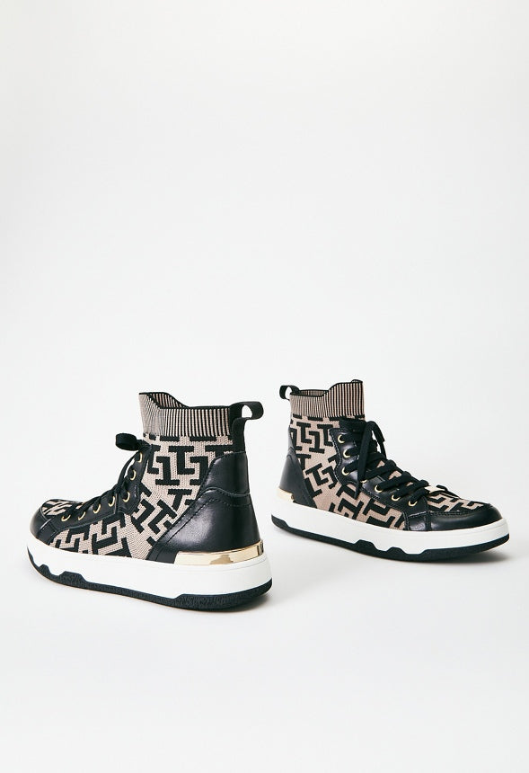 Tara High Top Sneaker Black/Portobella