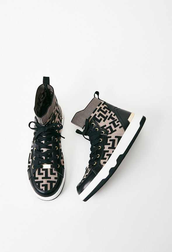Tara High Top Sneaker Black/Portobella