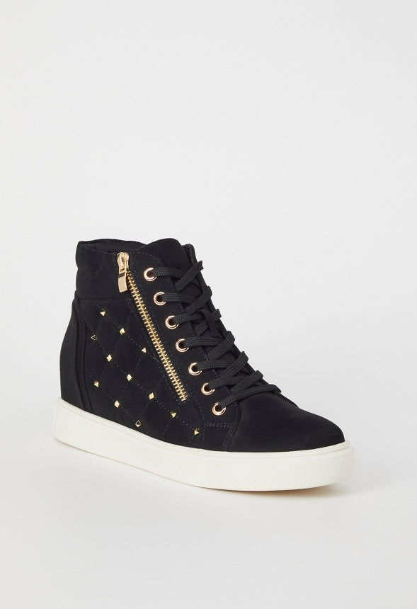 NIYA WEDGE SNEAKER Black
