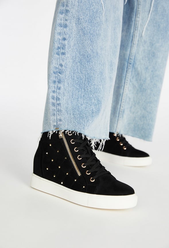 NIYA WEDGE SNEAKER Black